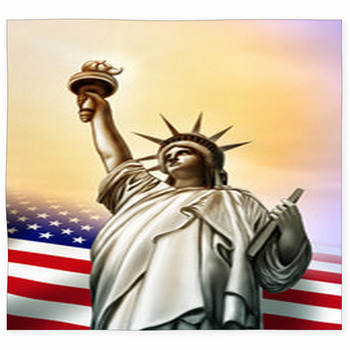 Statue of Liberty Neoclassic Custom Size Floor Mat