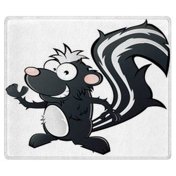 Stinktier Cartoon Lustig Bath Mat