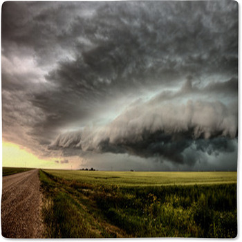Storm Clouds Saskatchewan Baby Blanket