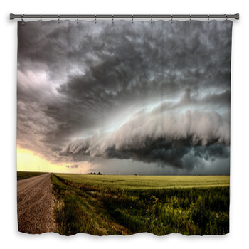 Storm Clouds Saskatchewan Custom Size Shower Curtain