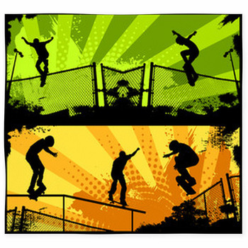 Street Skaters Custom Size Floor Mat