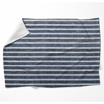 Striped Fabric Texture Woven Throw Blanket