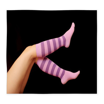 Striped Socks Custom Size Floor Mat