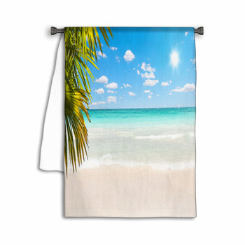 Stunning Caribbean Beach With Transparent Waters Towel