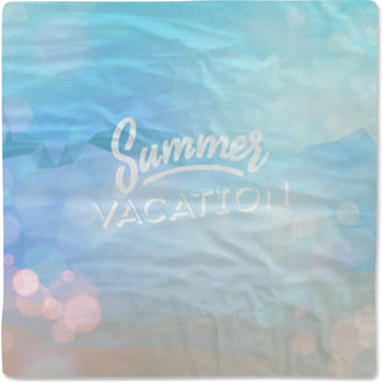 Summer Holiday Tropical Beach Background Baby Blanket