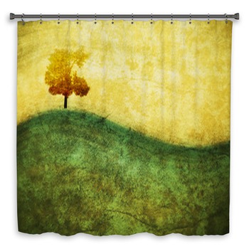 Summer In Mountain. Shower Curtain