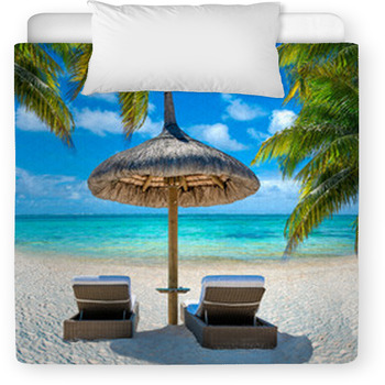 Summer On The Beach Toddler Comforter