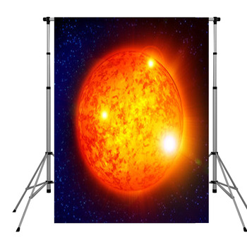Sun In Outer Space Pole Pocket Backdrop