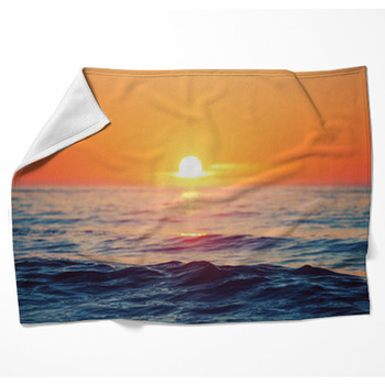 Sunset Fleece Blanket Throws | Free Personalization