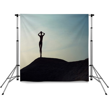 Sunset At Sea Pole Pocket Backdrop