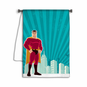 Superhero City Towel