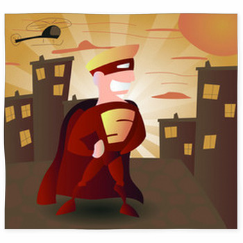 Superhero Custom Size Floor Mat