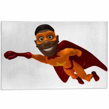 Superhero Noir Area Rug