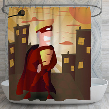 Superhero Shower Curtain