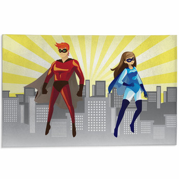 Superheroes Area Rug