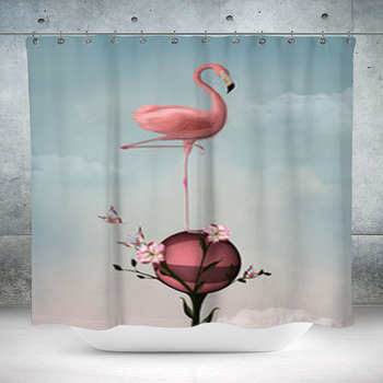 Surreal Composition With Custom Size Shower Curtain