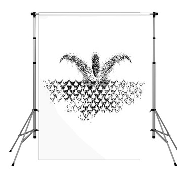 Swimming Art Pole Pocket Backdrop