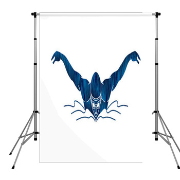 Swimming Butterfly Man Swimming Pole Pocket Backdrop