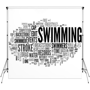 Swimming Fleece Backdrop
