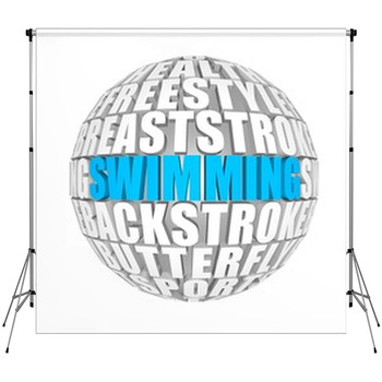 Swimming Fleece Backdrop