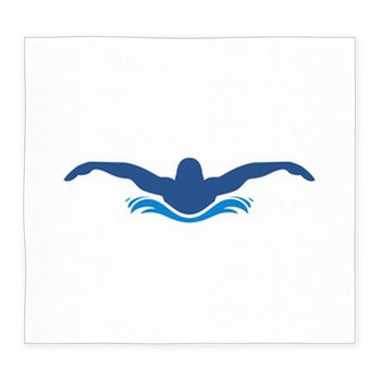 Swimming Logo Custom Size Floor Mat