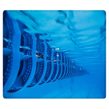 Swimming Pool Floating Wave Breaking Lane Line Area Rug
