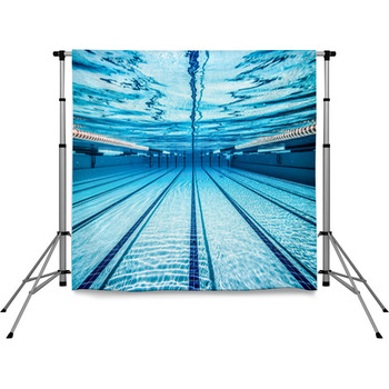 Swimming Pool Pole Pocket Backdrop