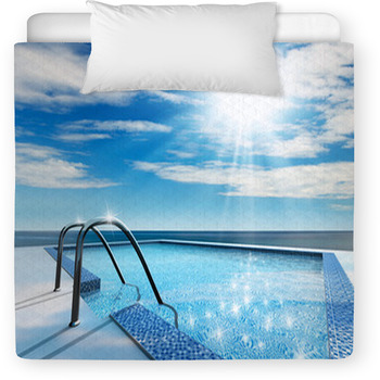 Swimming Pool Toddler Duvet