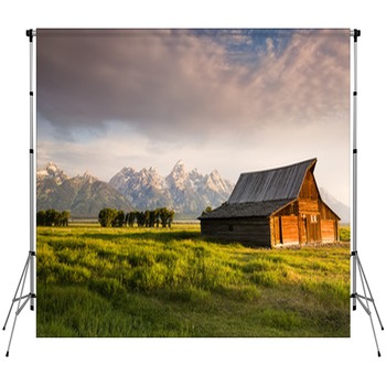T. A. Moulton Homestead On Mormon Custom Size Backdrop