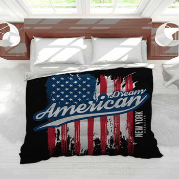 American shop flag comforter