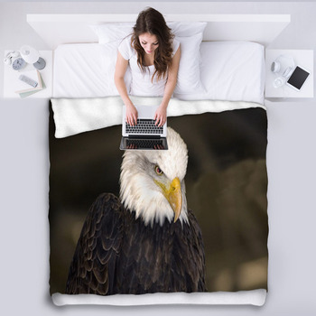 Tête D'aigle Royal Fleece Blanket