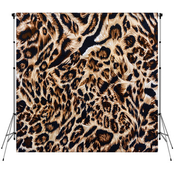 Texture Of Print Fabric Striped Custom Size Backdrop