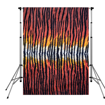 Texture Of Print Fabric Stripes Pole Pocket Backdrop