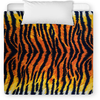 Texture Of Tiger Fabric Stripes Toddler Comforter