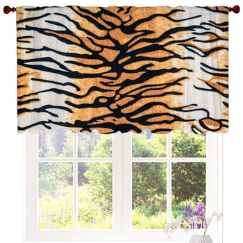 Tiger print Window Curtains & Drapes | Black Out | Custom Sizes