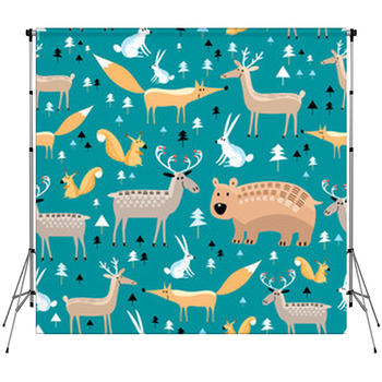 Texture Of Wild Animals Fleece Backdrop