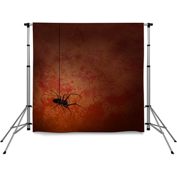 Textured Red Background With Pole Pocket Backdrop