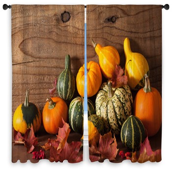 Thanksgiving Window Curtains