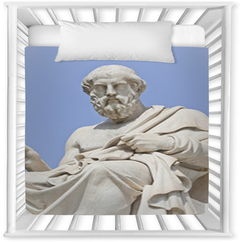 The Ancient Greek Philosopher Platon Baby Crib Comforter