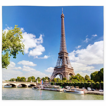 The Eiffel Tower Custom Size Floor Mat