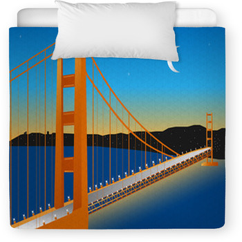 The Golden Gate Bridge Toddler Duvet