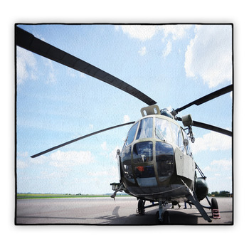 Helicopter Area Rugs & Custom Size Floor Mats