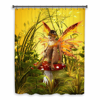 The Magical Fall Custom Size Shower Curtain