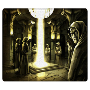 The Mystic Ritual In The Dark Temple. Bath Mat