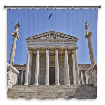 The National University Of Athens, Greece Shower Curtain