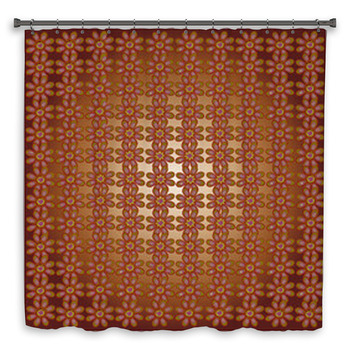 The Ornament Of Flowers Shower Curtain