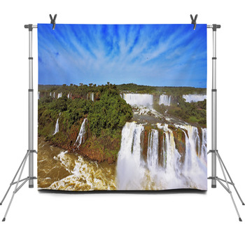 The Rainbow Is Shone In A Water Dust Fleece Backdrop