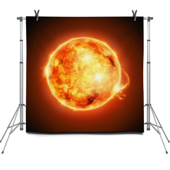 The Sun Fleece Backdrop