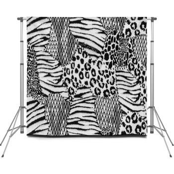 The Texture Of Fabric Stripes Custom Size Backdrop