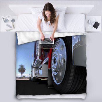 The Truck Fleece Blanket